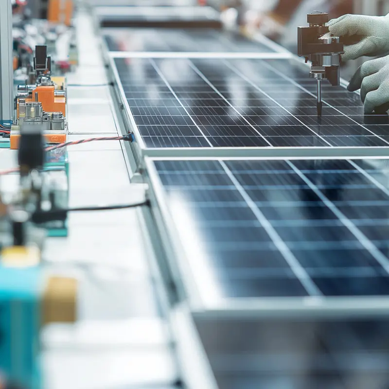 Contrôle qualité des modules en usine